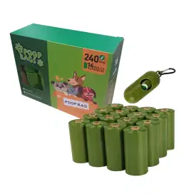 Suduy plastik kotoran binatang anjing poop bags 16roll with dispenser