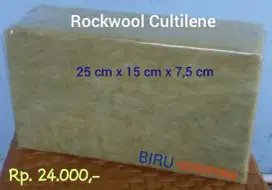 Rockwool Hidroponik Cultilene - 1/4 Slab