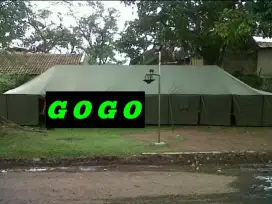 Tenda pleton 6x14x3 for camping pramuka pengungsi