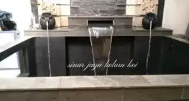 Kolam minimalis ikan koi