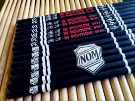 custom stick drum dengan nama band / nama sendiri / nama studio