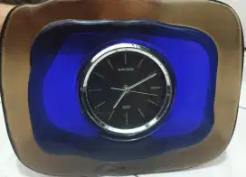 Jam meja kaca antik