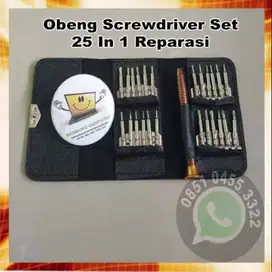 Obeng Screwdriver Set 25 In 1 Reparasi