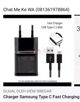 Carger samsung type C fast charging