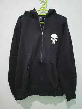 Jaket hoodie keren Azura punisher