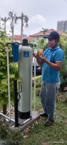 Filter saringan air pompa sumur bor tanah/PDAM PAM kuning bau dll