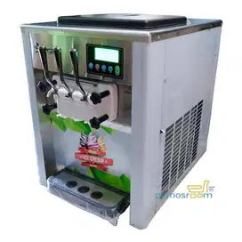 Mesin Es Krim Soft Ice Cream Machine Maker Wir-818T 3 Tuas