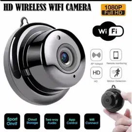 Smart Wireless CCTV Wifi Camera Mini Spycam MicroSD V380 HD Infrared