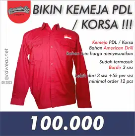 Bikin Kemeja Bordir / Bordir Korsa