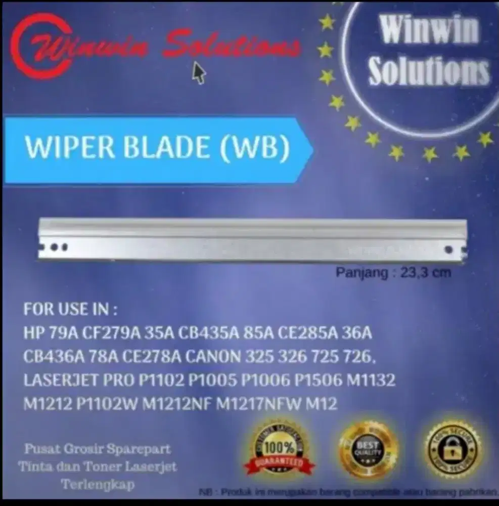 WB/Wiper Blade HP CF279A 79A LASERJET M12W M26nw