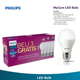 Lampu LED PHILIPS 3w 5w 6w 7w Original KUALITAS TOP AWET