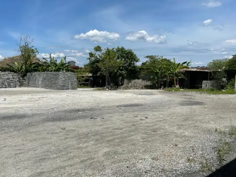 Tanah Luas sudah urug siap buat pabrik atau gudang