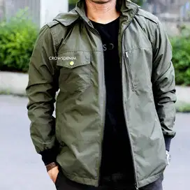 Jaket Pria | Jaket Parka Parasut Multifungsi | Jaket Lapangan