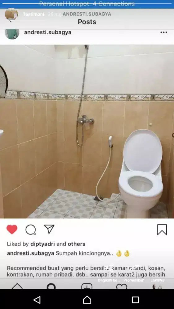 Bersihin Kamar MANDI KOTOR