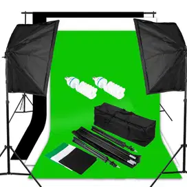 taffstudio foto studio lighting kit youtube vlog unboxing with backdro