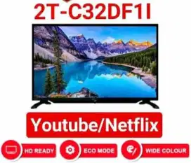 Led Tv 32 inc SHARP SMART Netflix YouTube App Store HDR HDMI 3 AV in.