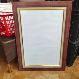Bingkai Foto / Bingkai Gambar Besar 73cm x 53cm Motif Kayu