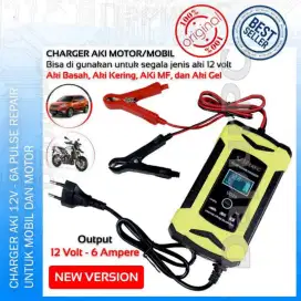 CHARGER AKI MOBIL MOTOR 12V 6A UD20 Intelligent Charger accu repair