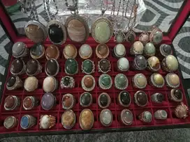 Dijual Borongan... koleksi Pribadi Cincin dan Kalung Batu asli terawat
