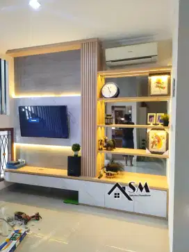 Furniture HPL , Kitchenset , Lemari Pakaian , Backdrop TV , Meja DLL