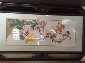 LUKISAN   BURUNG  dan BUNGA