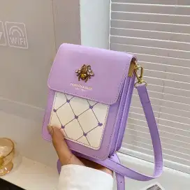 TAS HP CANTIK UNGU