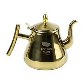 one two cups teko air teh kopi water kettle teapot 1L with filter