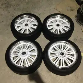 velg autospeed r18 4x100,114 lbr8 et40 celong belang sepaket ban