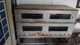 OVEN GAS BESAR PANJANG 2 METER 2 DEK 4 RAK 2 PINTU MURAH MERIAH