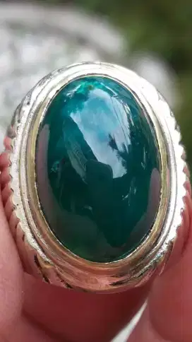 Jual Batu Cincin Natural Bacan Doko Gulau serat Kura Unik Bagus sekali