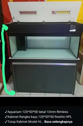 Aquarium Arwana ukuran 120cm