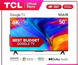 TCL 50 inch Google TV TCL 50 A18 TCL Android TV TCL 50 inch TCL 4K UHD