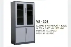 Lemari Arsip VIP STAR VS 203 Lemari Kantor Plat Filling Cabinet Besi