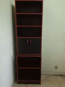 2 rak kayu modern. Bisa digabung bisa dipisah