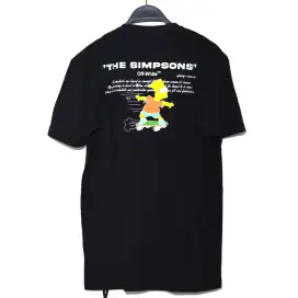 kaos tshirt off white the shimpson