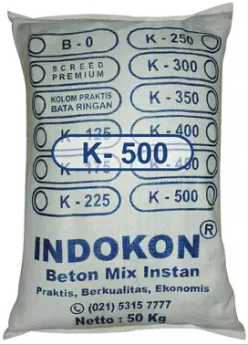 Beton Instan K 500 Instan INDOKON - Beton Siap Pakai