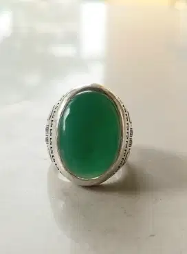 Cincin Natural Batu Ijo Garut Cisanggiri