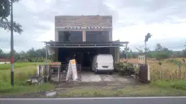 Disewakan Bangunan Pinggir Jalan Luas Cocok Untuk Segala Usaha