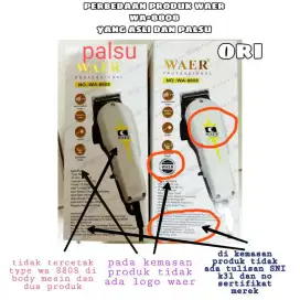 Alat Cukur Rambut Clipper Waer 8808 Udah SNI Selevel Dengan Wahl China
