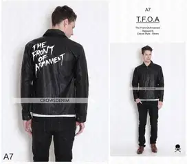 Jaket Kulit | Jaket Kulit Pria | Jaket Kulit Hitam | Jaket TFOA Crows