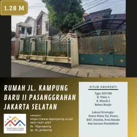 RUMAH JL. KAMPUNG BARU II PASANGGRAHAN JAKSEL - PROPERTY CASH & CLEAN