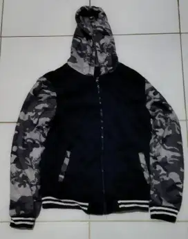 Jaket Camo serva navy p:67 l:53