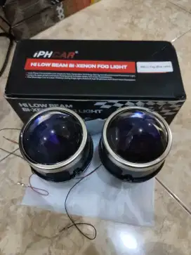 iPHACAR Hi Low Beam Bi-Xenon Fog Light M612 Blue Lens