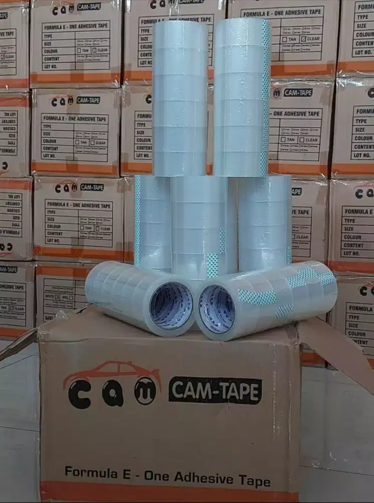 LAKBAN bening dan coklat fragile model: CAM-TAPE