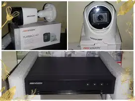 Promo Cctv Hikvision 4 Camera Resolusi 2Mp plus pasang