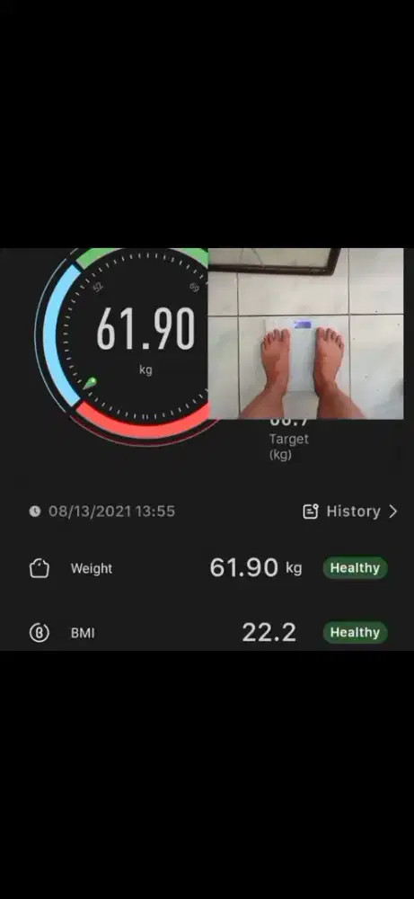 Timbangan Badan Digital | Ukur jantung, lemak, nutrisi, dsb.