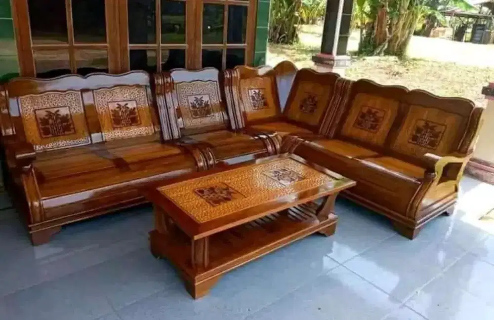 Kursi tamu sudut gajah tulang, kursi tamu minimalis