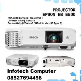 Epson EB-E500 XGA MURAH 3LCD HDMI Garansi Resmi Gratis ONGKIR