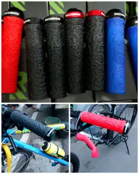 Handgrip Sepeda ROCKBROS - Handlebar- Silikon - Ready COD Jakarta - MM