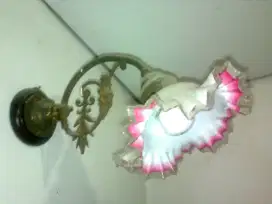 Lampu ddg kuno Pink Kap kriting(sangat langka!)